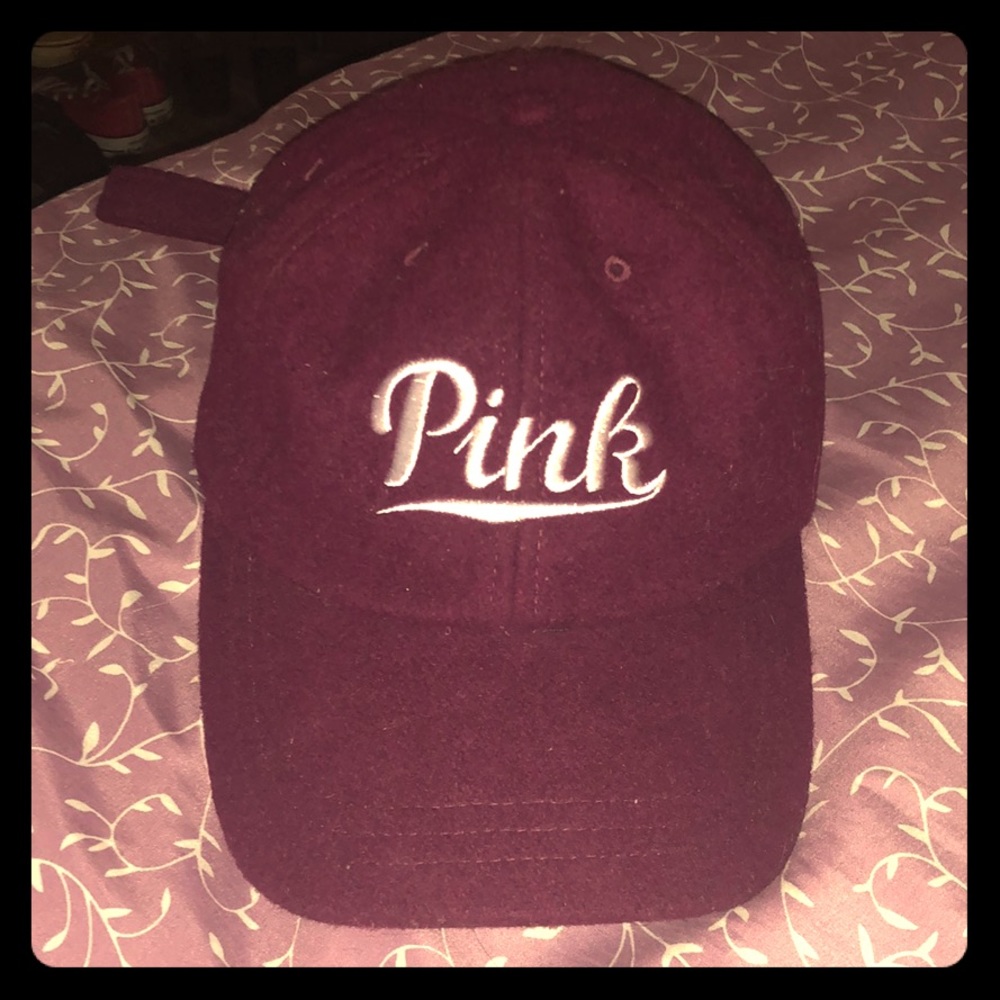 Pink by vs hat